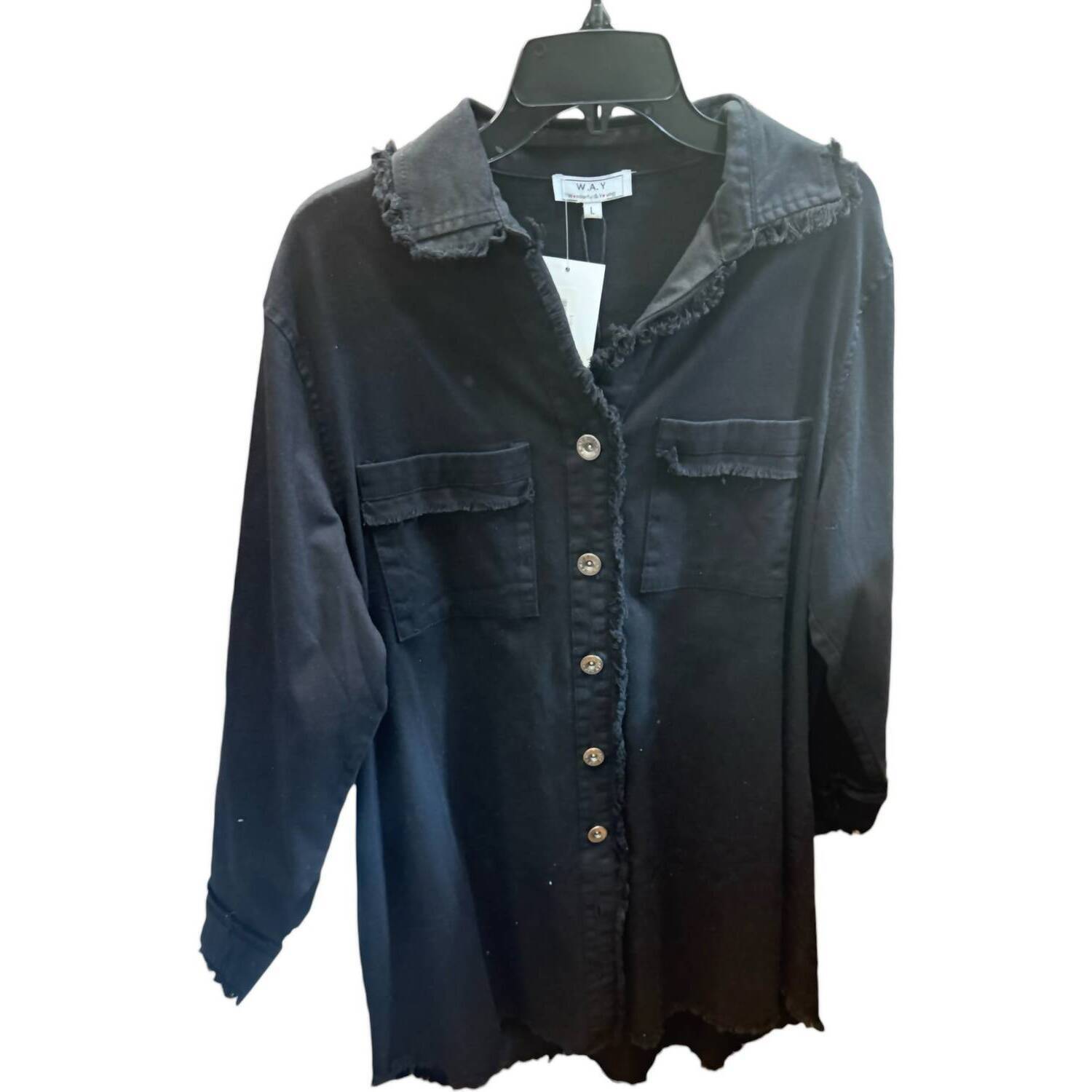 New Way Women's Cotton Twill Dress In Black